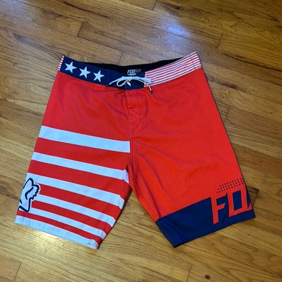 Fox Racing American Flag H20 Board Shorts - Picture 2 of 11